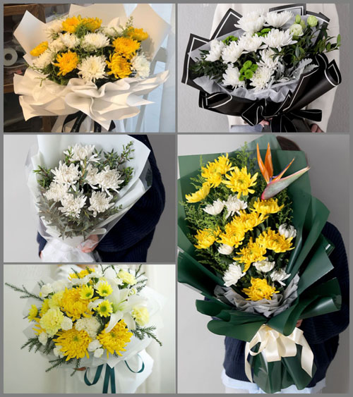 福建莆田秀屿区笏石镇大丘村白事花束代送